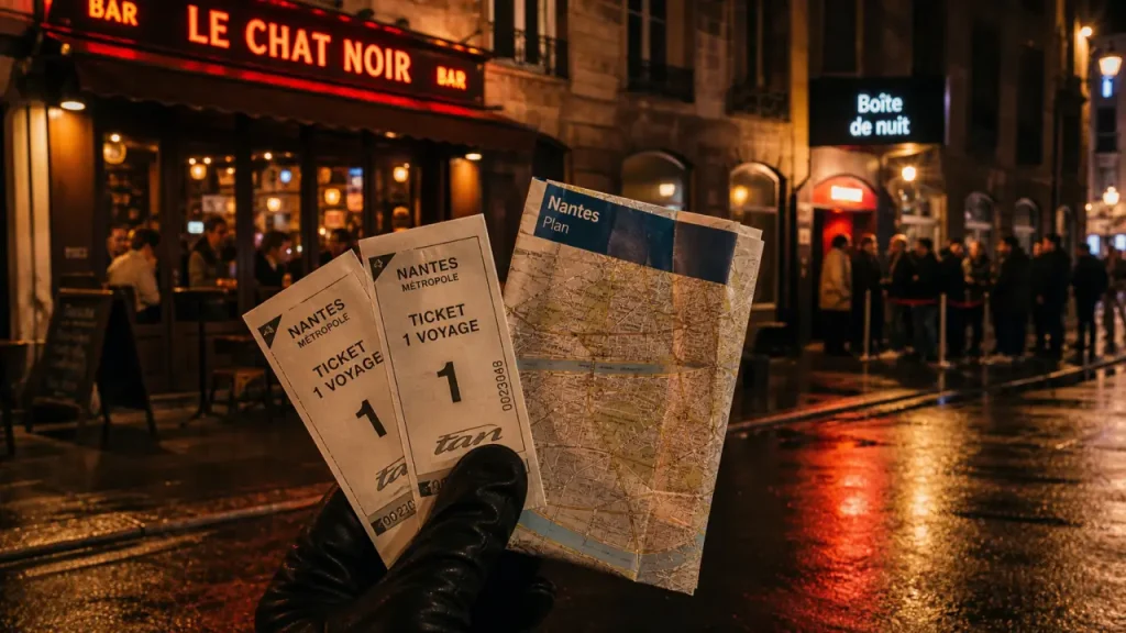 Boite de nuit nantes : tickets et plan d’itinéraire à Nantes, soirée tard
