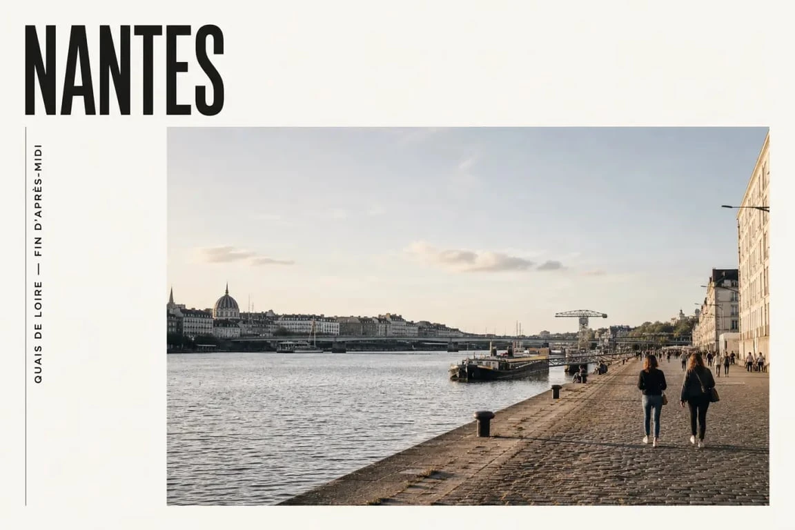 Sortie nantes aujourd'hui : promenade sur les quais de la Loire à Nantes