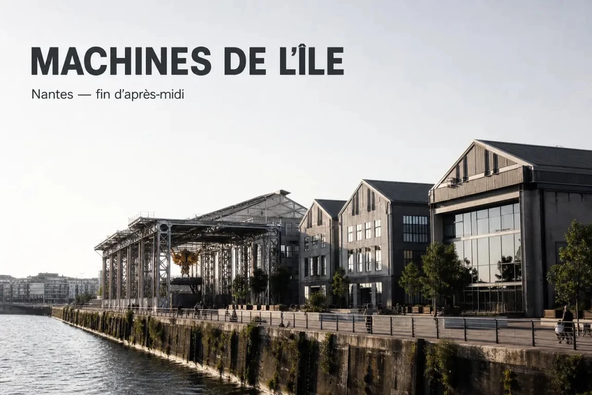 Péniche week end Nantes près des Machines de l’île à Nantes