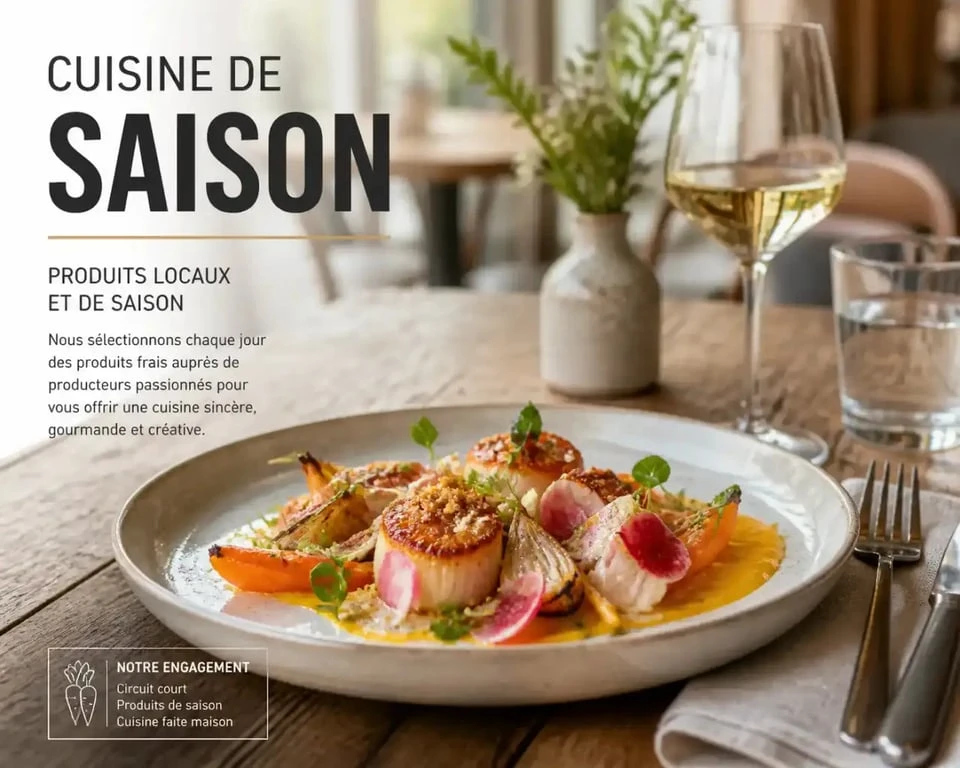 Plat bistronomique au restaurant À Boire et à Manger à Nantes Chantenay