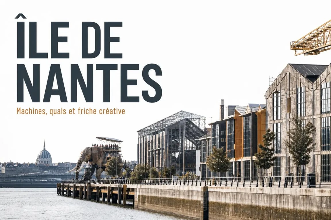 Culture nantes : ambiance contemporaine sur l'île de Nantes avec les Machines de l’île