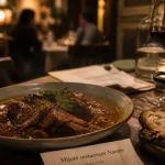 Mijoté restaurant nantes : plat fumant en cocotte foncée