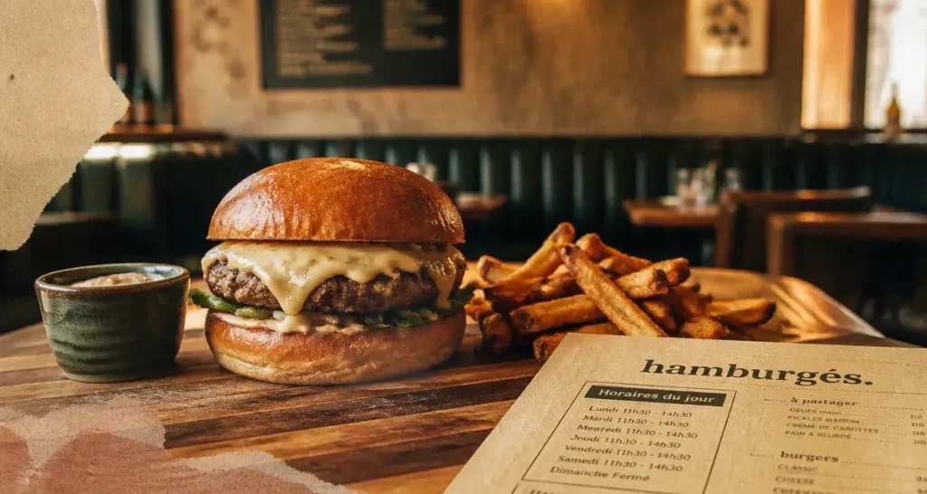 Restaurant big fernand nantes : hamburgés sans attente, burger et frites