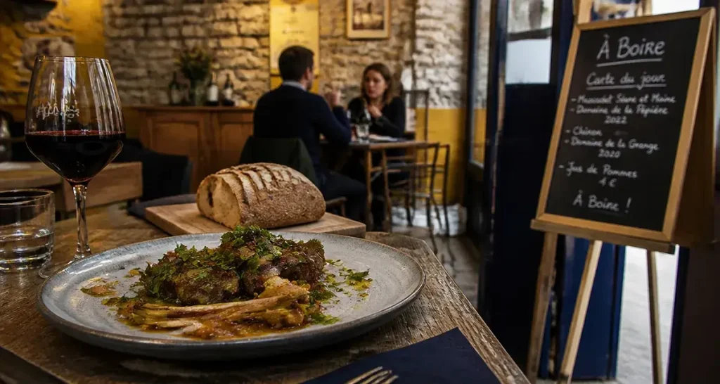 Restaurant chantenay nantes - a boire et à manger : plat et vin au bistrot de Chantenay