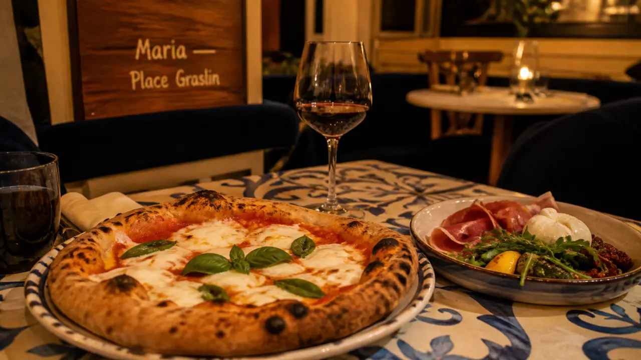 Restaurant Maria Nantes, pizza napolitaine à Place Graslin
