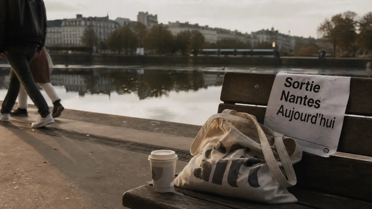 Sortie nantes aujourd'hui sur les quais de la Loire, Nantes