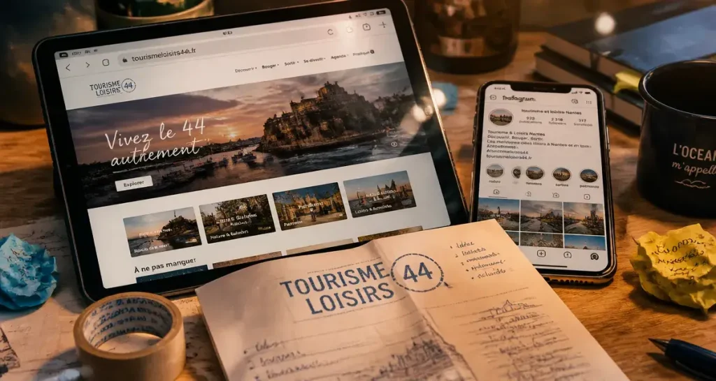 Tourisme Loisirs 44 : le site à ouvrir, l’Instagram à vérifier et les domaines à distinguer