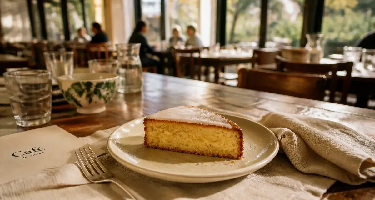 Café du musée nantes : gâteau nantais sur table, salle lumineuse