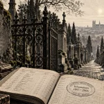 Cimetiere Nantes : allée et tombe dans un cimetière nantais