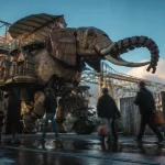Éléphant nantes aux Machines de l’île : Grand Éléphant sur l’esplanade