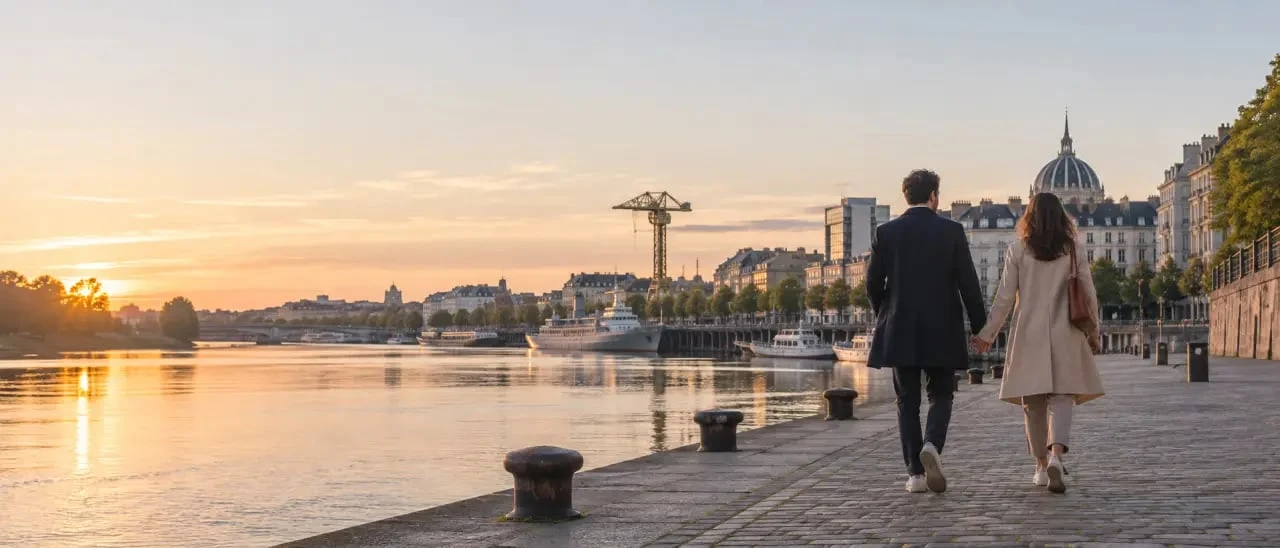 Week end Nantes amoureux : promenade romantique le long de la Loire