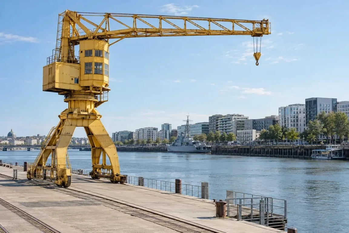 Visite patrimoine Nantes sur l'Île de Nantes et les anciens chantiers navals
