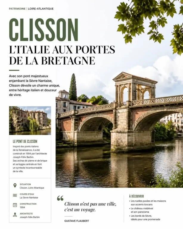Balade à Clisson près de Nantes