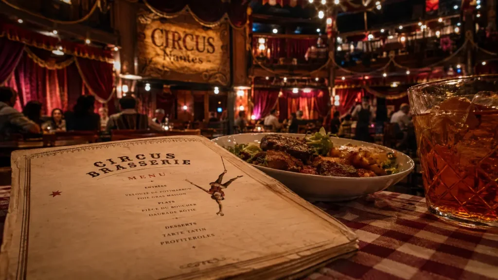 Restaurant circus nantes : brasserie cirque près de Nantes, salle à thème