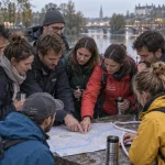 Séminaire d'entreprise avec activités de plein air à Nantes, équipe en extérieur