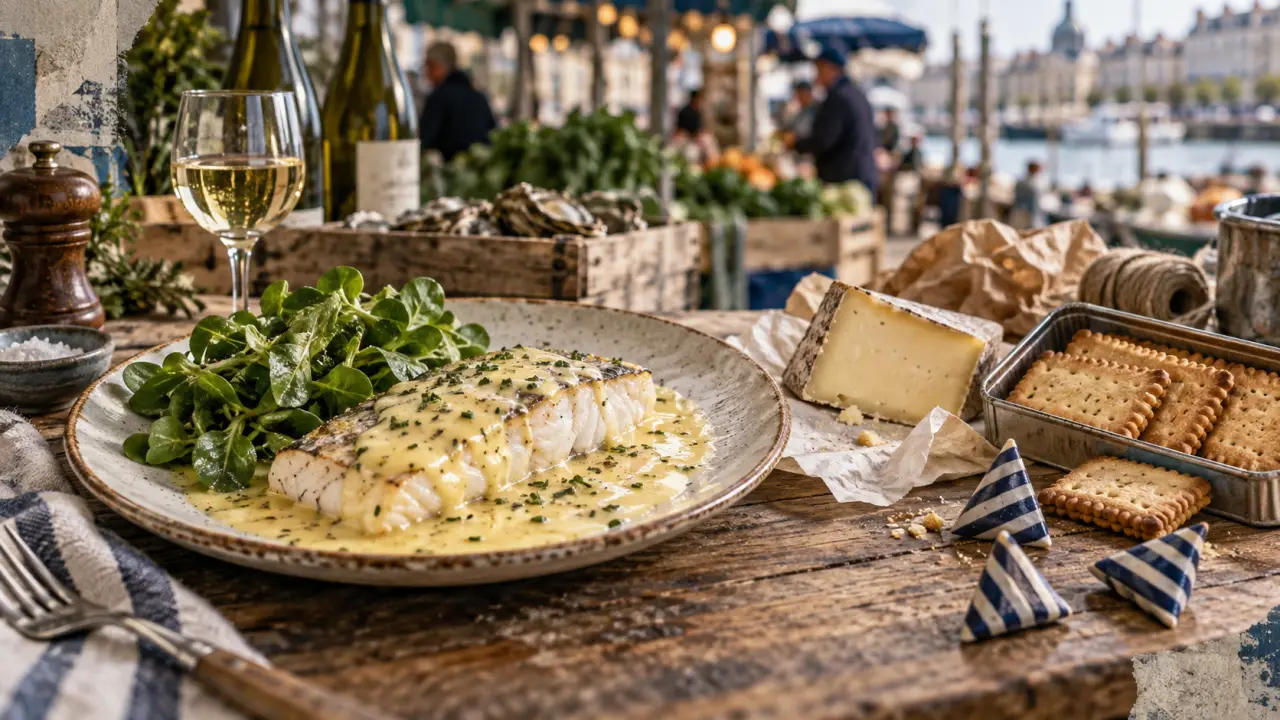 Spécialité nantaise : beurre blanc, curé nantais et petit beurre