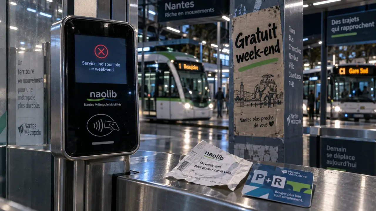 Tram-train Nantes gratuit le week-end dans Nantes Métropole