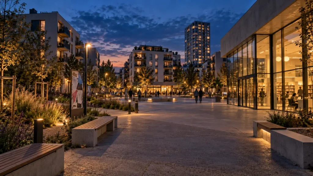 Bellevue à Nantes : un quartier partagé avec Saint-Herblain, transformé d’ici 2030