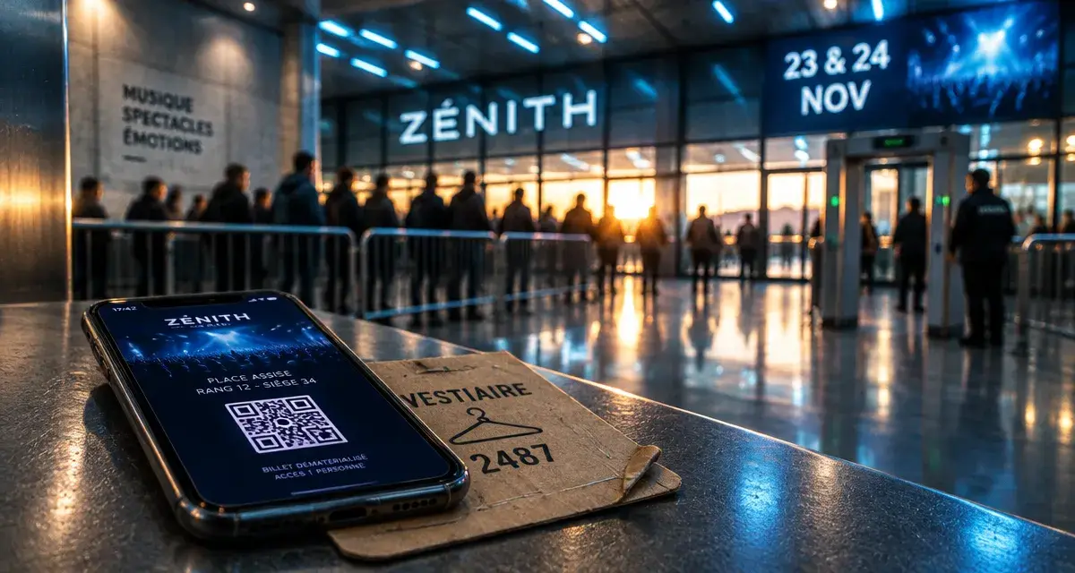 Concert orelsan Nantes 2026 : billets smartphone et entrée Zénith
