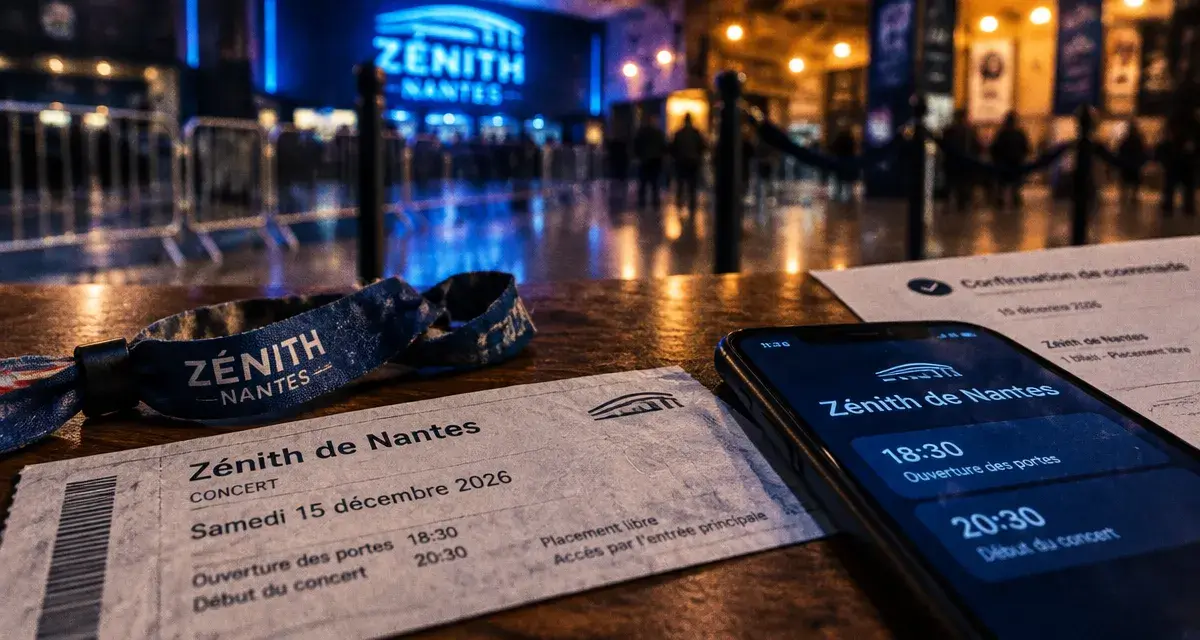 Feu chatertone concert Nantes : billet et accès Zénith (15 décembre 2026)