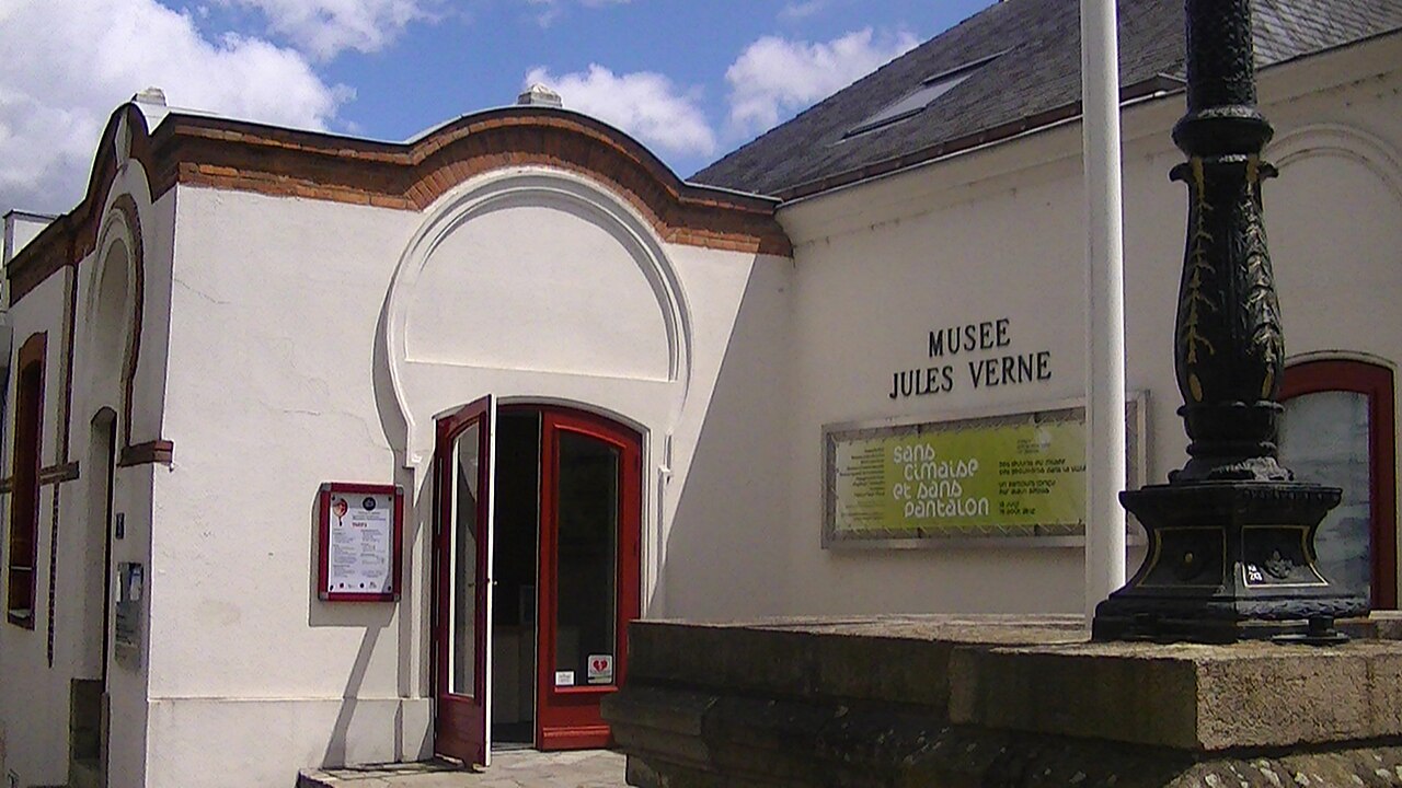 Le Musée Jules Verne, rue de l’Hermitage à Nantes.