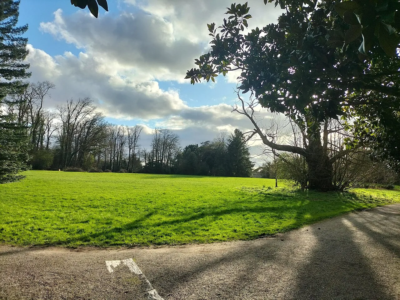 Paysage du parc de la Chantrerie à Nantes
