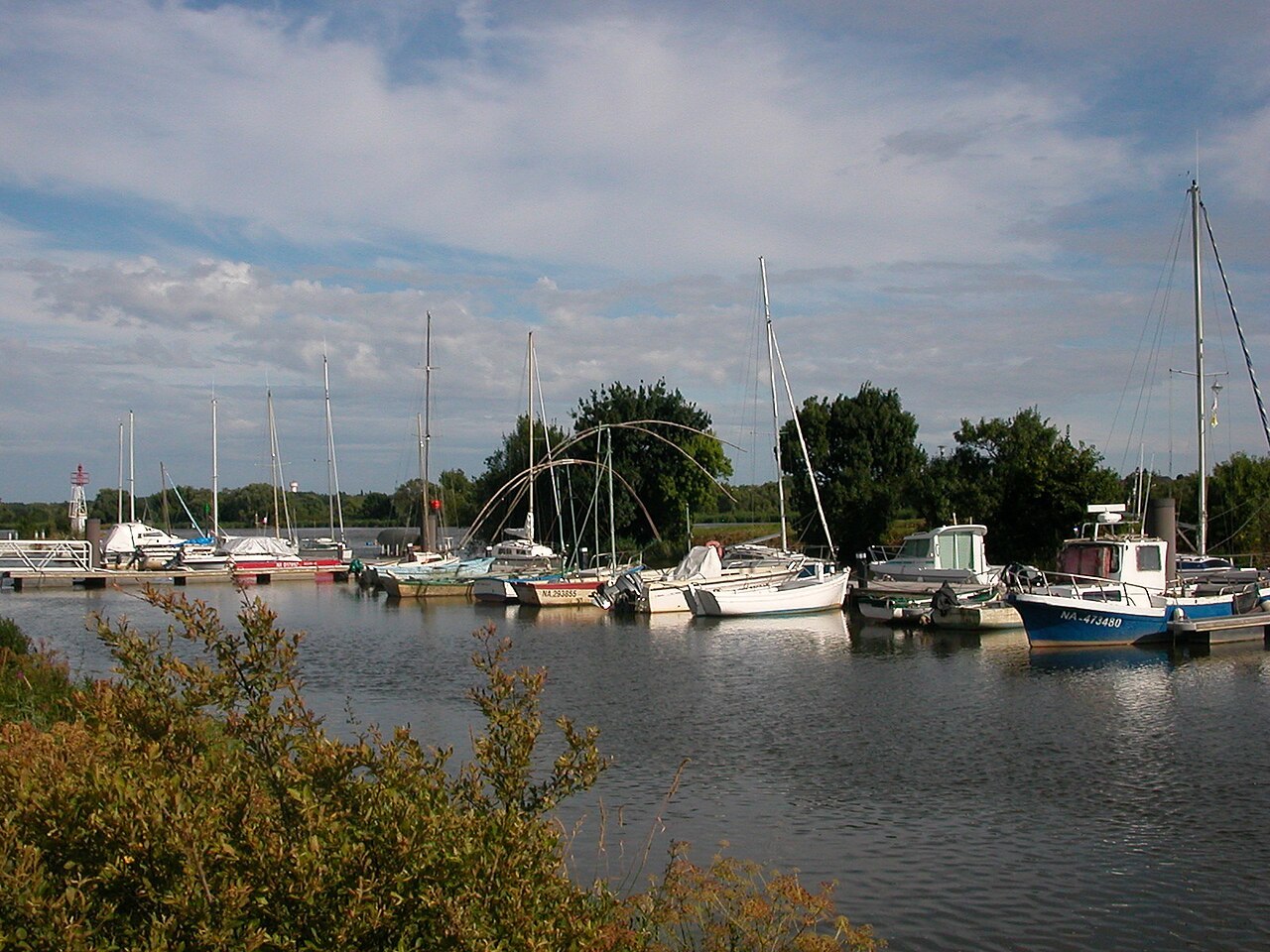Port de Couëron sur la Loire