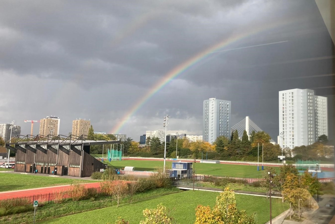 Quartier Malakoff et île de Nantes vus depuis le lycée Nelson-Mandela