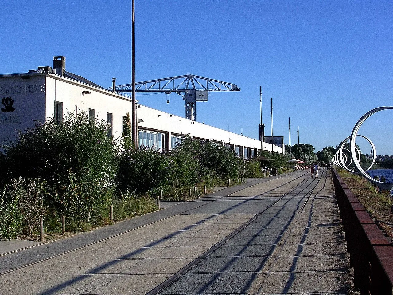 Le Hangar à Bananes et les Anneaux, quai des Antilles à Nantes